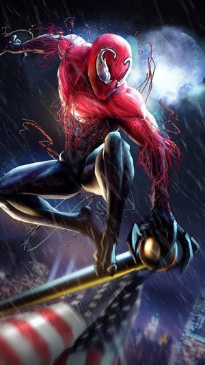 Spider-Man, Carnage, Suit, 4k HD Phone Wallpaper | Rare Gallery