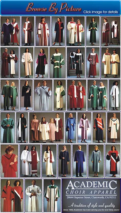 Browse Choir Robes, Pictures