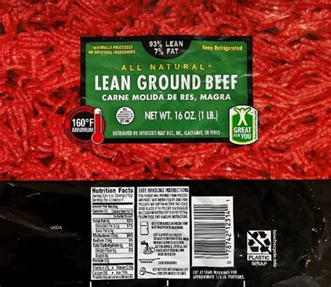 Interstate Meat Retail Distribution List For Ground Beef Recall Released