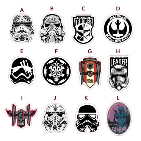 Star Wars Printable Stickers