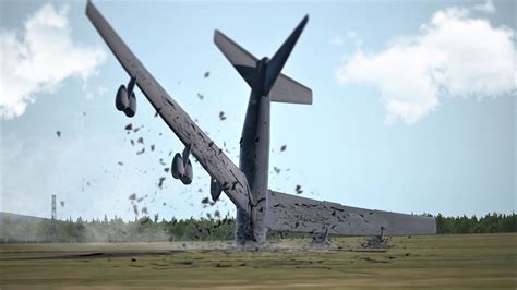 😱B-52 Stratofortress, Crashed During Demonstration Flight, Fairchild Air Force Base, Washington ...