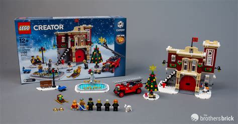 10263 Winter Village Fire Station-1 - The Brothers Brick | The Brothers Brick