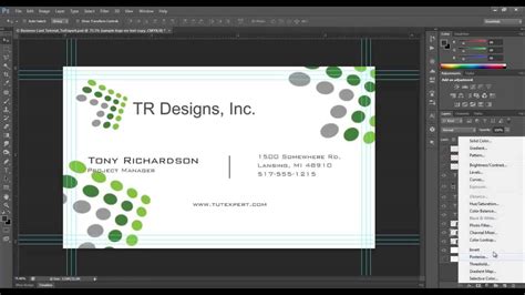 Business Card Tutorial - Create Your Own - Photoshop for Business Card Size Photoshop Template ...