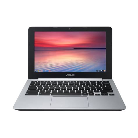 ASUS 11.6" Chromebook Laptop, Intel Celeron N2830, 2GB RAM, 16GB SSD, Chrome OS, Silver, C200MA ...