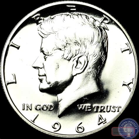 1964 Gem Proof Silver Kennedy Half Dollar Dcam