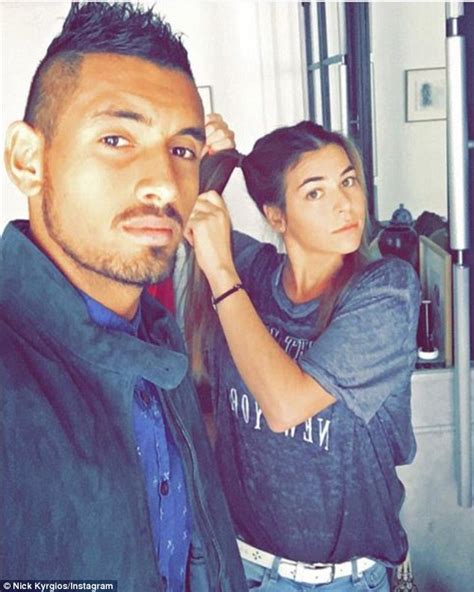 Nick Kyrgios poses for a cute bedroom selfie with Ajla Tomljanovic ...