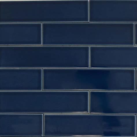 Ceramic Subway Tile Caspian Blue | modwalls Designer Tile | Blue subway tile, Blue kitchen tiles ...