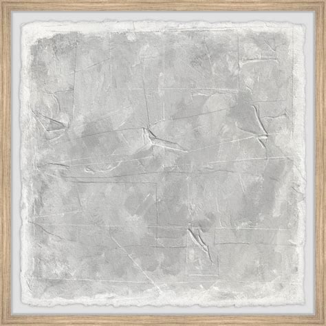 "Wet Cement" by Parvez Taj Framed Abstract Art Print 24 in. x 24 in ...