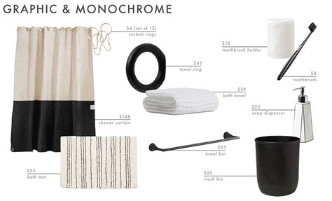 A Roundup of 9 Bathroom Accessories Combos - Emily Henderson