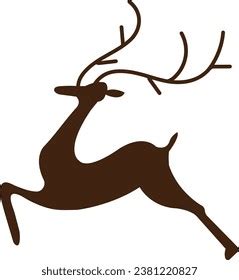 Reindeer Vector Image Clip Art Stock Vector (Royalty Free) 2381220827 ...