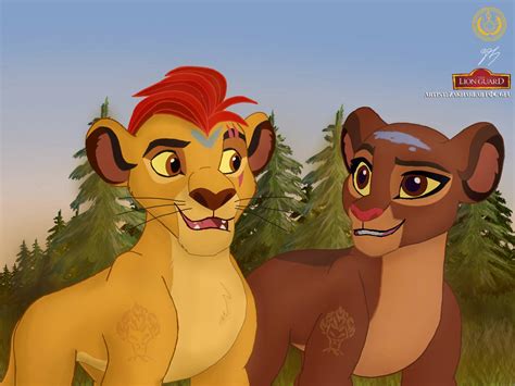 Kion and Rani talk by ZakharLabComGFU on DeviantArt