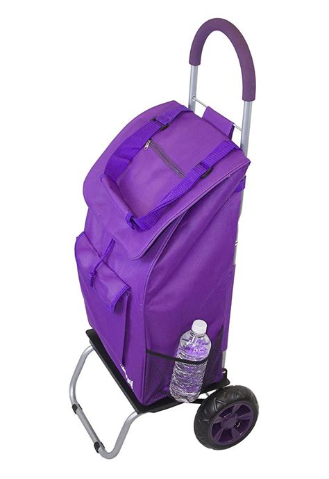 dbest products Trolley Dolly Purple Foldable Shopping cart for ...