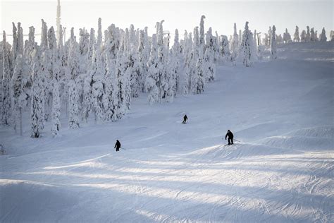 Ruka Ski Resort - skigebied met 18 km piste in Finland