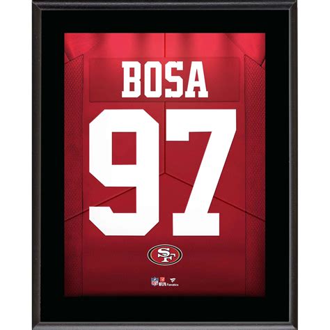 Lids Nick Bosa San Francisco 49ers Fanatics Authentic 10.5" x 13 ...