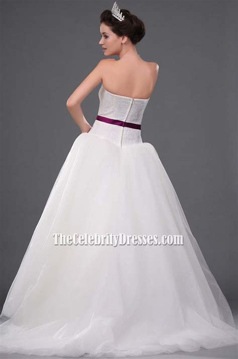 Kate Hudson Wedding Dress/ Bridal Gown in Movie Bride Wars TCD0209 - TheCelebrityDresses