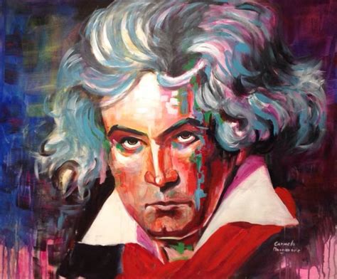 Ludwig van Beethoven Painting by Carmelo Margarone | Saatchi Art