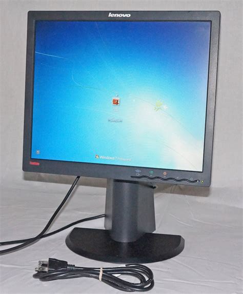 LENOVO THINKVISION L1700P 17" 1280 x 1024 LCD MONITOR WITH ACCESSORIES ...