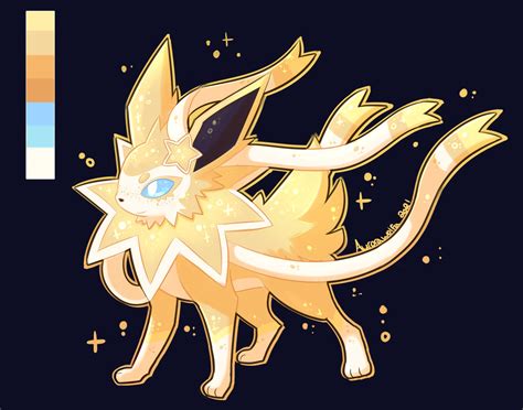 Jolteon Sylveon Custom Fusion by AuroraWalrein on DeviantArt