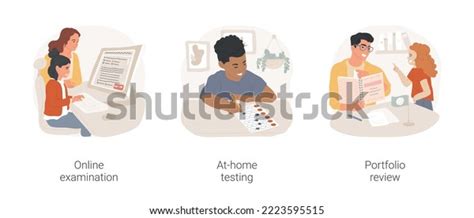 Elementary School Student Assessment Isolated Cartoon Stock Vector ...