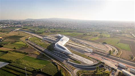 'napoli afragola' railway station by zaha hadid architects