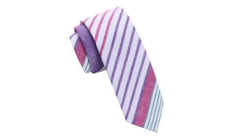 Men's Striped Skinny Ties | Groupon Goods