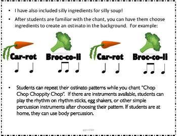 Chop Chop Choppity Chop by Mrs Goodales Music Room | TpT