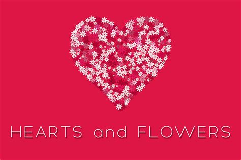 Hearts and Flowers Graphic by Color Studio · Creative Fabrica