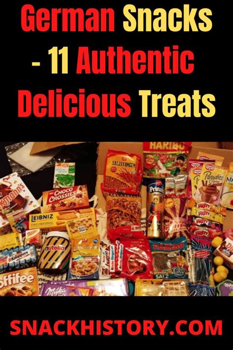 German Snacks - 11 Authentic Delicious Treats - Snack History