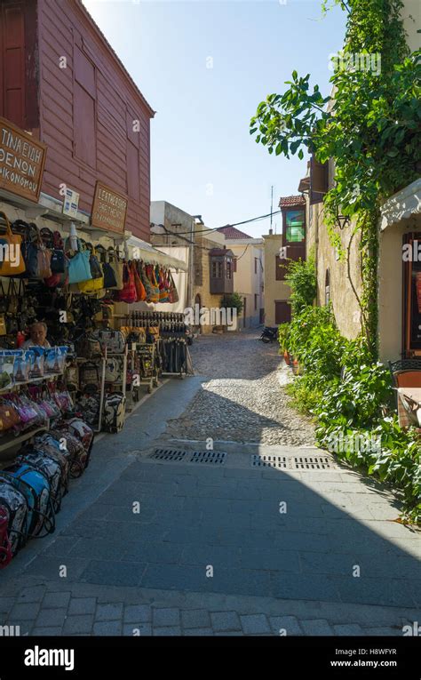 Rhodes Old Town Stock Photo - Alamy