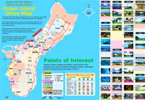 Guam tourist map - Ontheworldmap.com