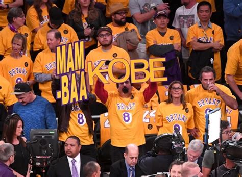 Tears, jerseys on every seat and LeBron James’ touching tribute to Kobe ...