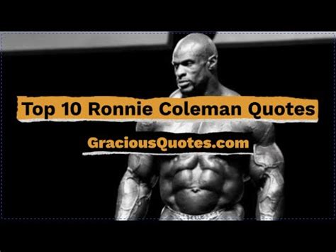 51 Most Inspiring Ronnie Coleman Quotes (FITNESS)