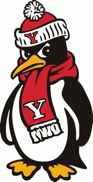 Youngstown State Penguins Mascot Logo - NCAA Division I | Mascot Design ...