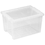 Large Storage Bins with Lid - Clear | Staples®