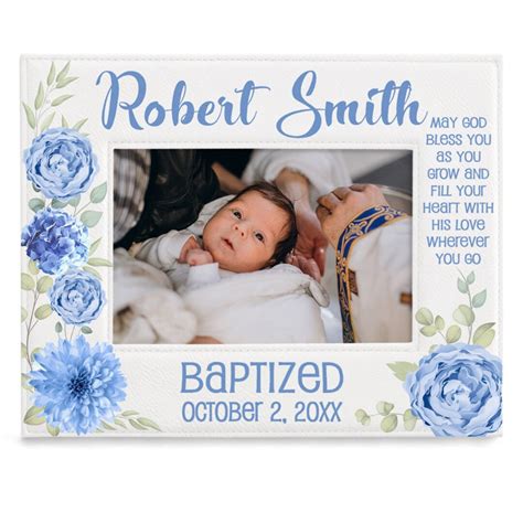 PERSONALIZED Baptism Picture Frame. Christening Gift. Religious Gifts ...