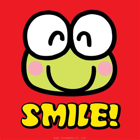 Sanrio Keroppi Smile | Keroppi wallpaper, Sanrio, World smile day