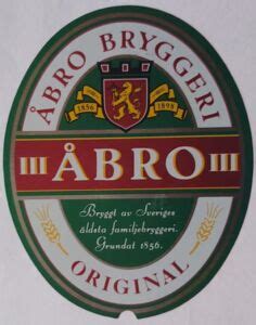 Drink Label: Abro III Original (Åbro Bryggeri, Sweden) Col:SE-BEER-000123