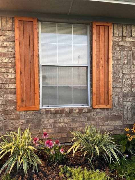 Handmade Rustic Cedar Shutters | Etsy | Shutters exterior, House ...