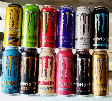 Monster Energy Drink Mega Mix (12 Pack) | Imported Exotic Flavors | Energy Drink Variety Pack