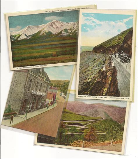 vintage postcard lot. Colorado. | Vintage postcards, Postcard, Vintage ...