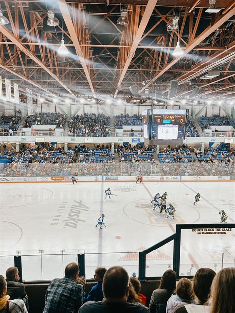 family time at the uaf nanooks hockey game