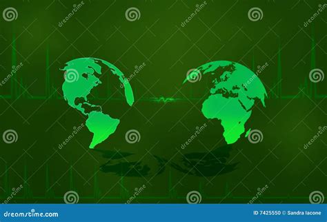Green maps stock illustration. Illustration of fantastic - 7425550