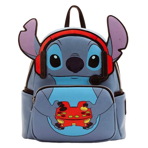 Loungefly Disney Stitch Gamer Backpack GameStop Exclusive