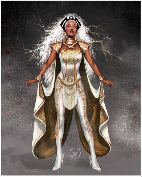 Storm MCU Concept. Art by Lucas Werneck. : r/Marvel