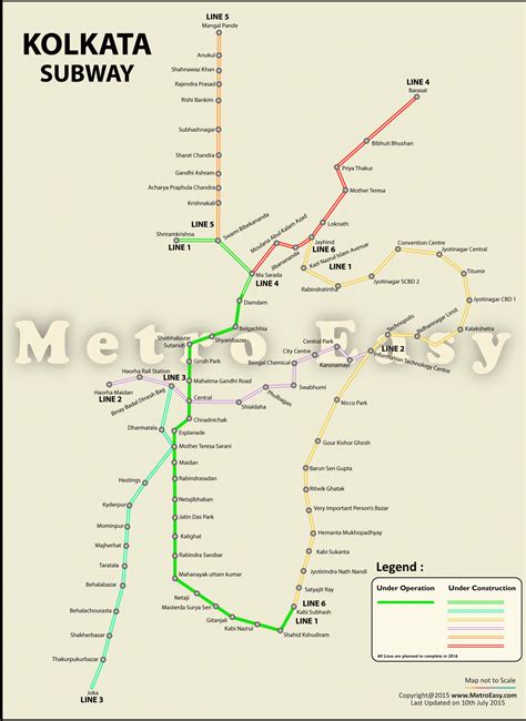 Kolkata Metro — Map, Lines, Route, Hours, Tickets