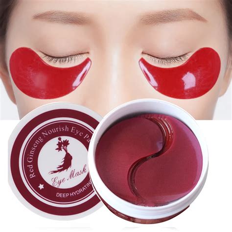 60PCS Eyes Masks Skin Care Anti Wrinkle Face Care Collagen Eye Masks Moisturizing Remove Dark ...