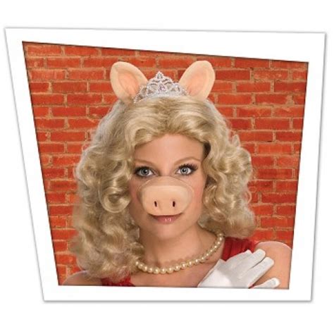 Disney Muppets Miss Piggy Accessories Wig Costume 0082686518932