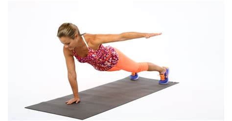 Circuit One: Plank With Lateral Arm Reach | Plank Ab Workout | POPSUGAR Fitness Photo 2