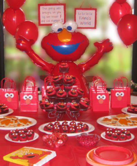 Throw an Elmo Birthday Party with Homemade Decorations and Desserts! | HubPages