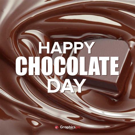 Happy chocolate day February 9 Chocolate background image - free photo - Graphics Pic